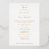 Real Dorado XV Foto Español Efecto Encaje Folieneinladung (Rückseite)