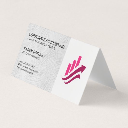 Real Estate | Account Manage | Corporate Fintech Visitenkarten (Vorderseite)