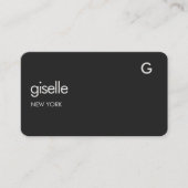 Real Estate Agent Black QR Code Visitenkarte (Vorderseite)