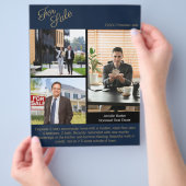 Real Estate Agent | Custom Logo Property Branding Flyer (Hand)