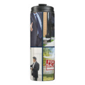 Real Estate Agent | Custom Logo Property Branding Thermosbecher (Vorderseite)