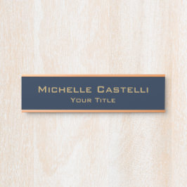 Real Estate Agent | Custom Logo Property Branding Türschild