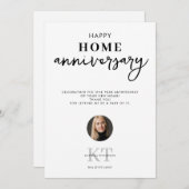 Real Estate Agent Happy Home Anniversary Dankeskarte (Vorne/Hinten)