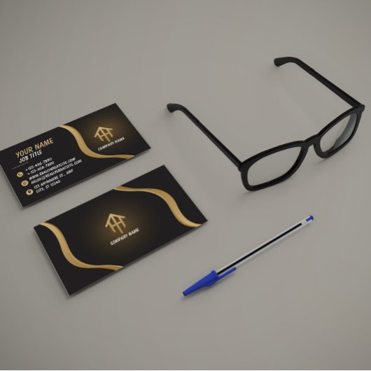 Real Estate Agent Luxury Business Card Visitenkarte