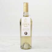 Real Estate Agent Open House Gold Key Flaschenanhänger (Auf Flasche)