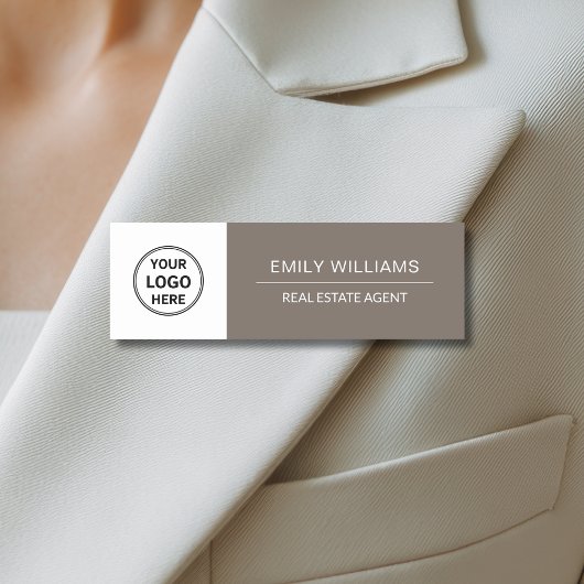 Real Estate Agent Realtor Broker Logo  Namensschild