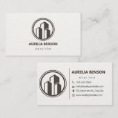 Real Estate Agent – Residential & Commercial Prope Visitenkarte (Vorne/Hinten)