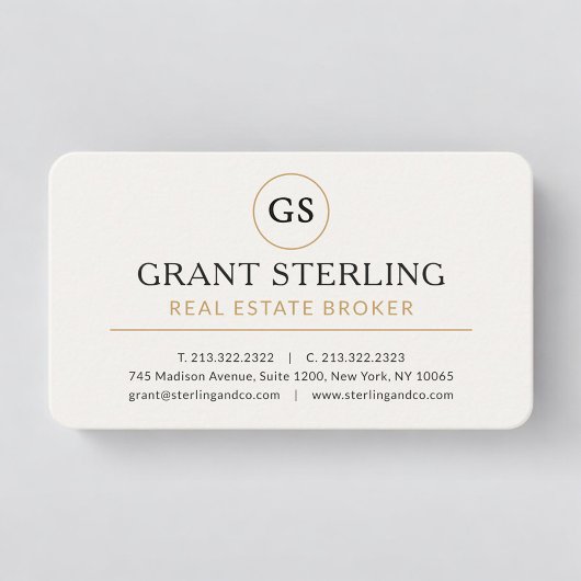 Real Estate Broker Professional Visitenkarte