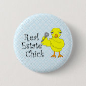 Real Estate Chick  Button (Vorderseite)