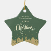 Real Estate Christmas | Budget Home Decor Retro Keramik Ornament (Vorne)