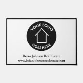 Real Estate Company Custom Business Logo Office Fußmatte (Vorderseite)