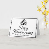 Real Estate Company Custom Logo Elegant Realtor Karte (Gelbe Blume)