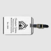 Real Estate Company House Personalized Realtor Gepäckanhänger (Vorderseite (Horizontal))