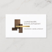 Real Estate Developer Logo Visitenkarte (Vorderseite)