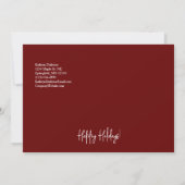 Real Estate Holiday Greetings Einladung (Rückseite)