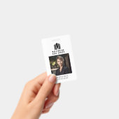 Real Estate Logo Black White Listing Agent Realtor Ausweis (Handheld)