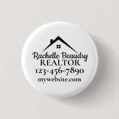 Real Estate Marketing Custom Realtor Button (Vorderseite)