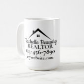 Real Estate Marketing Custom Realtor Kaffeetasse (Vorderseite Links)