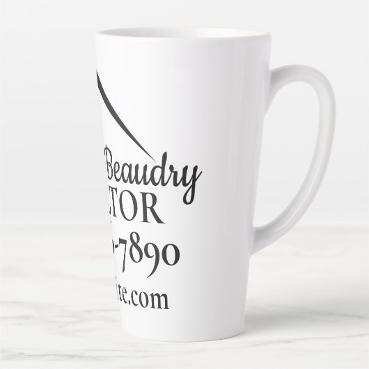 Real Estate Marketing Custom Realtor Milchtasse (Rechts)