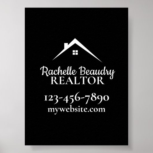 Real Estate Marketing Custom Realtor Poster (Vorne)