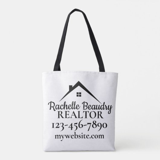 Real Estate Marketing Custom Realtor Tasche (Rückseite)