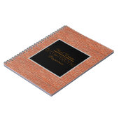 Real Estate Notebook | Brownstone Notizblock (Linke Seite)