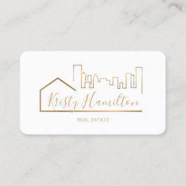 real estate professional realtor add photo QR code Visitenkarte