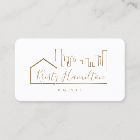 real estate professional realtor add photo QR code Visitenkarte (Vorderseite)