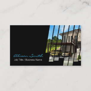 Real estate Salze Properties business card Visitenkarte