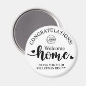 Real Estate Thank You New Home Magnet (Vorderseite/Rückseite)