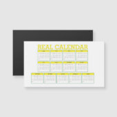 real fixed calendar magnetkarte (Vorne/Hinten)
