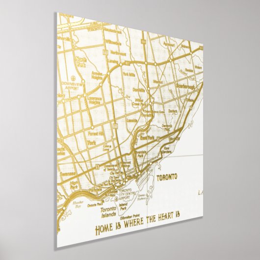 Real Foil Custom MAP GIFT Ihr City New Zuhause Gif Foliendrucke (Ablage )