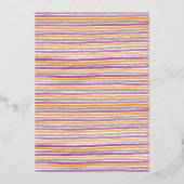 Real Foil ein kleines Boo Fall Halloween Baby Dusc Folieneinladung (Rückseite)