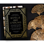 Real Foil Geometric Shape Wedding Fotos Foil Invi Folieneinladung