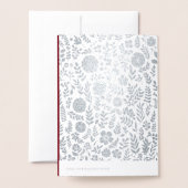 Real Foil Luxury Cards zum 40. Jubiläum Folienkarte (Rückseite mit Umschlag)