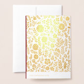 Real Foil Luxury Cards zum 40. Jubiläum Folienkarte (Rückseite mit Umschlag)