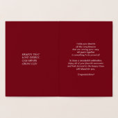 Real Foil Luxury Cards zum 40. Jubiläum Folienkarte (Innenseite)