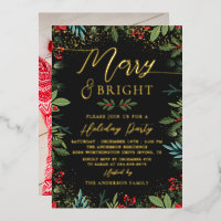 Real Foil Merry & Bright Foto Party