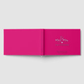 Real Foil Mr. & Mrs. Personalisiert Name Pink Wedd Gästebuch (Voll)
