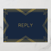 Real Foil Parco Civico-Ciani Estival Jazz UAWG Folie Einladungspostkarte (Vorderseite)