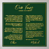 Real Foil Unsere WEDDING VOWS Neugier Mr. Foil P. Foliendrucke (Vorderseite)