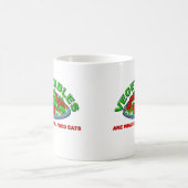 Real Food isst Funny Mug Kaffeetasse (Mittel)