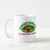 Real Food isst Funny Mug Kaffeetasse (Links)