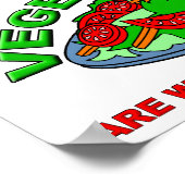 Real Food isst Funny Poster (Ecke)