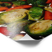 Real Food: Veggie Tray Fotodruck (Ecke)