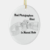 Real Fotografen Keramik Ornament (Rechts)