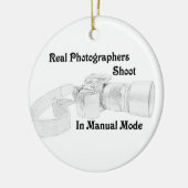 Real Fotografen Keramik Ornament (Links)