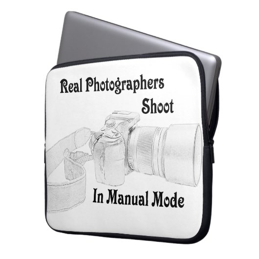 Real Fotografen Laptopschutzhülle (Vorderseite Links)