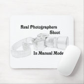 Real Fotografen Mousepad (Mit Mouse)