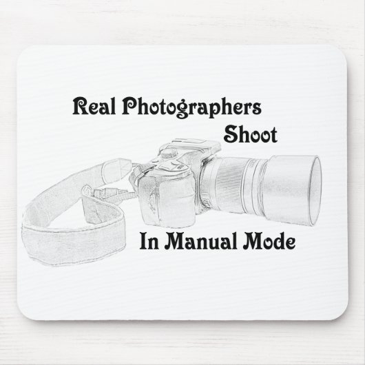Real Fotografen Mousepad (Vorne)